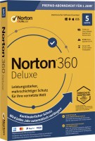 Symantec Norton 360 Deluxe, 50 GB Cloud-Backup, 1 User 5 Geräte, 12 MO Jahreslizenz