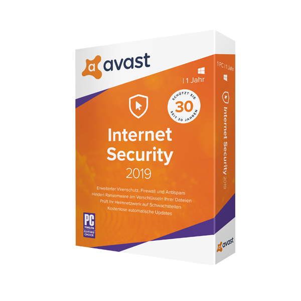 Avast Internet Security 2020 inkl. Upgrade auf Premium Security