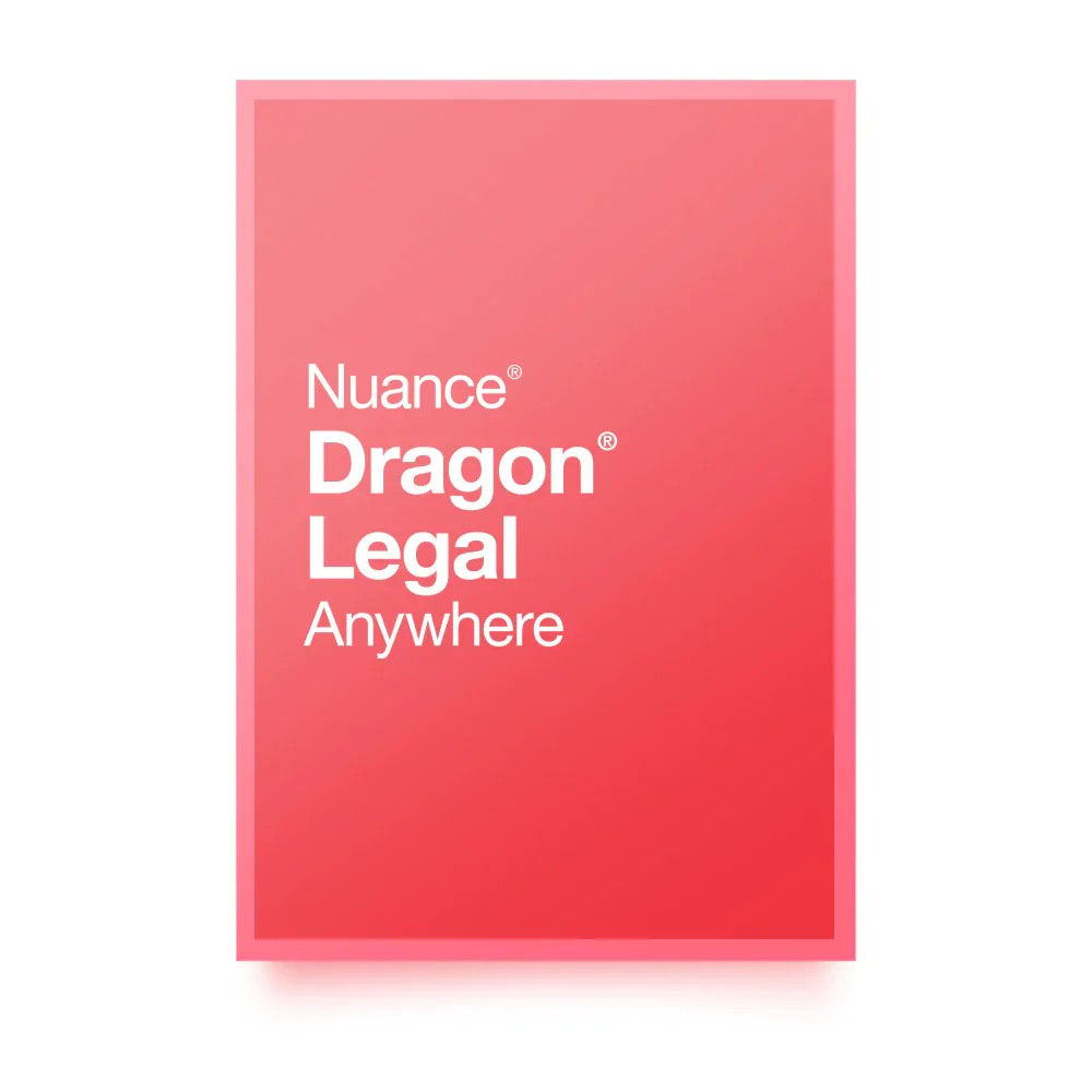 Nuance Comm Nuance Dragon Legal Anywhere DLA-12-G