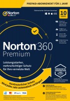 Symantec Norton 360 Premium, 75 GB Cloud-Backup, 1 User 10 Geräte, 12 MO Jahreslizenz