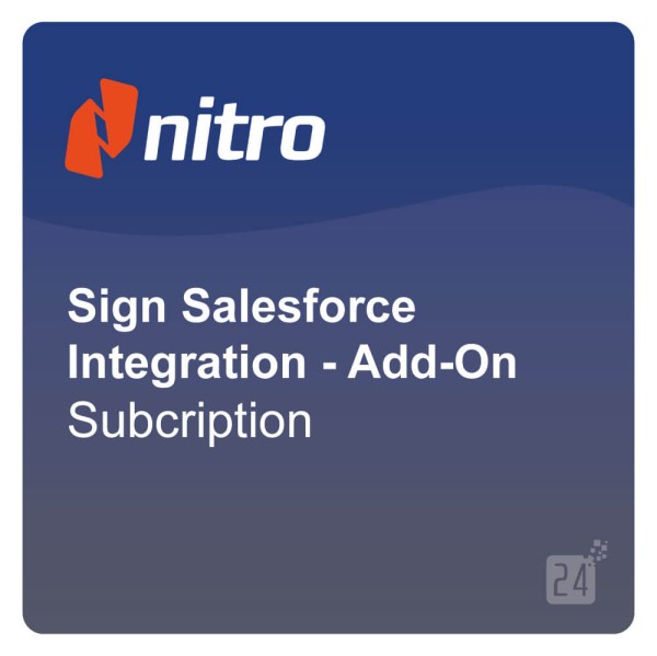 Nitro Sign Salesforce Integration - Add-On 3 Year Subscription per Year ESD