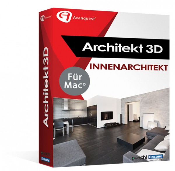 Avanquest Architekt 3D X9 Innenarchitekt MAC