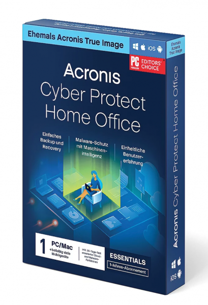 Acronis Cyber Protect Home Office Essentials, 1 Jahr
