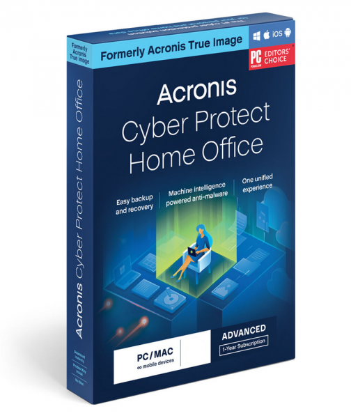 Acronis Cyber Protect Home Office Advanced, 250 GB Cloud Storage, 1 Jahr