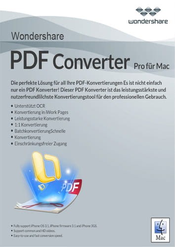 Wondershare PDF Converter Pro Mac