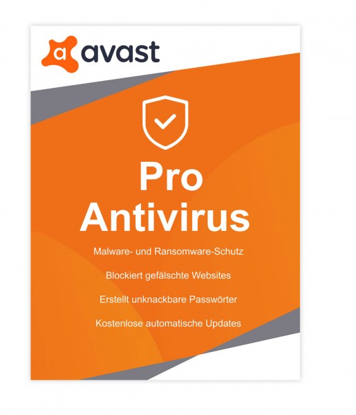 Avast Antivirus Pro 2023 inkl. Upgrade auf Premium Security 1 Jahr