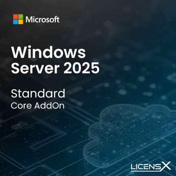 Microsoft Windows Server 2025 Standard Core AddOn